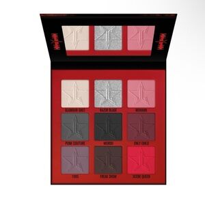 Jeffree Star Cosmetics Mini Weirdo
Eyeshadow Palette red black rare 9 pan‎ new